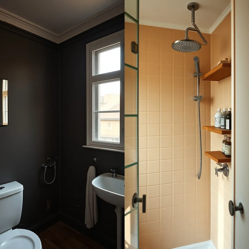 Avant/après : une salle de bain de 4,5 m² transformée pour moins de 400 euros