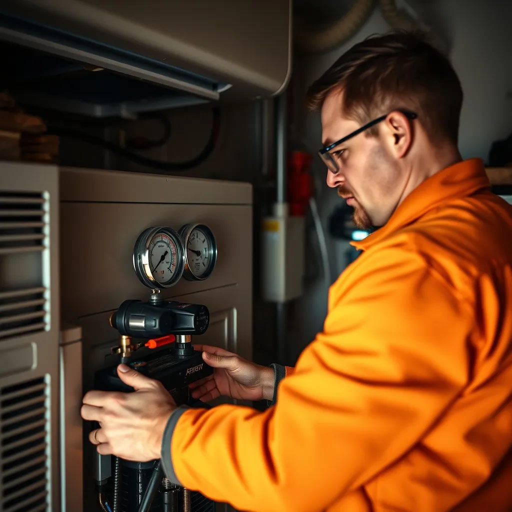 Mise sous vide du circuit frigorifique avant la charge en fluide R32