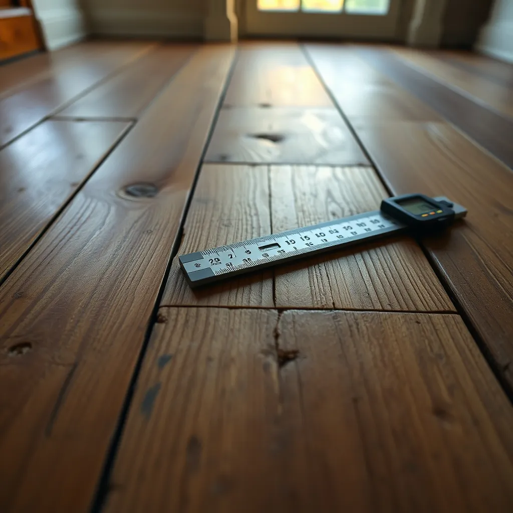 Diagnostic de l'épaisseur résiduelle d'un parquet ancien avant ponçage