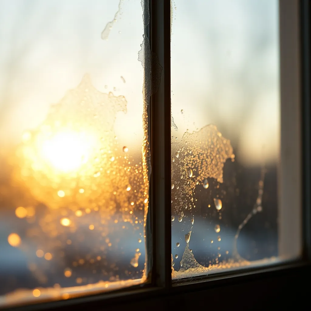 Condensation entre les vitres : signe que le joint du double vitrage a lâché