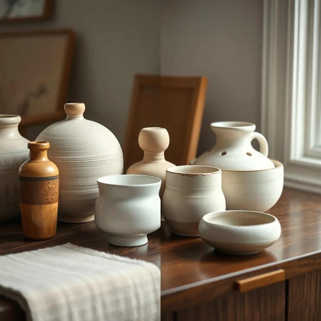 L'écart entre décor catalogue et pièces artisanales se voit au premier regard