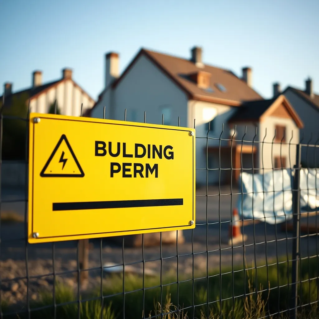 Le panneau d'affichage réglementaire doit rester visible pendant toute la durée du chantier
